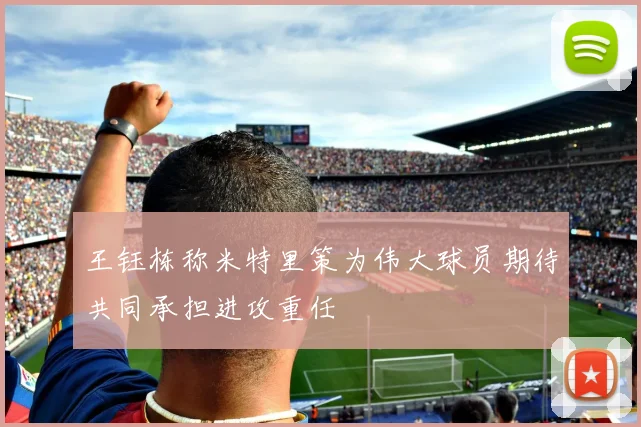 王钰栋称米特里策为伟大球员期待共同承担进攻重任